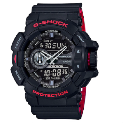 CASIO G-SHOCK GA-400HR-1ADR นาฬิกาข้อมือผู้ชาย(Black/Red) CASIO G-SHOCK GA-400HR-1ADR นาฬิกาข้อมือผู้ชาย(Black/Red)