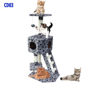 Cat condo คอนโดแมว บ้านแมว พร้อมที่ลับเล็บแมว รุ่น CD03