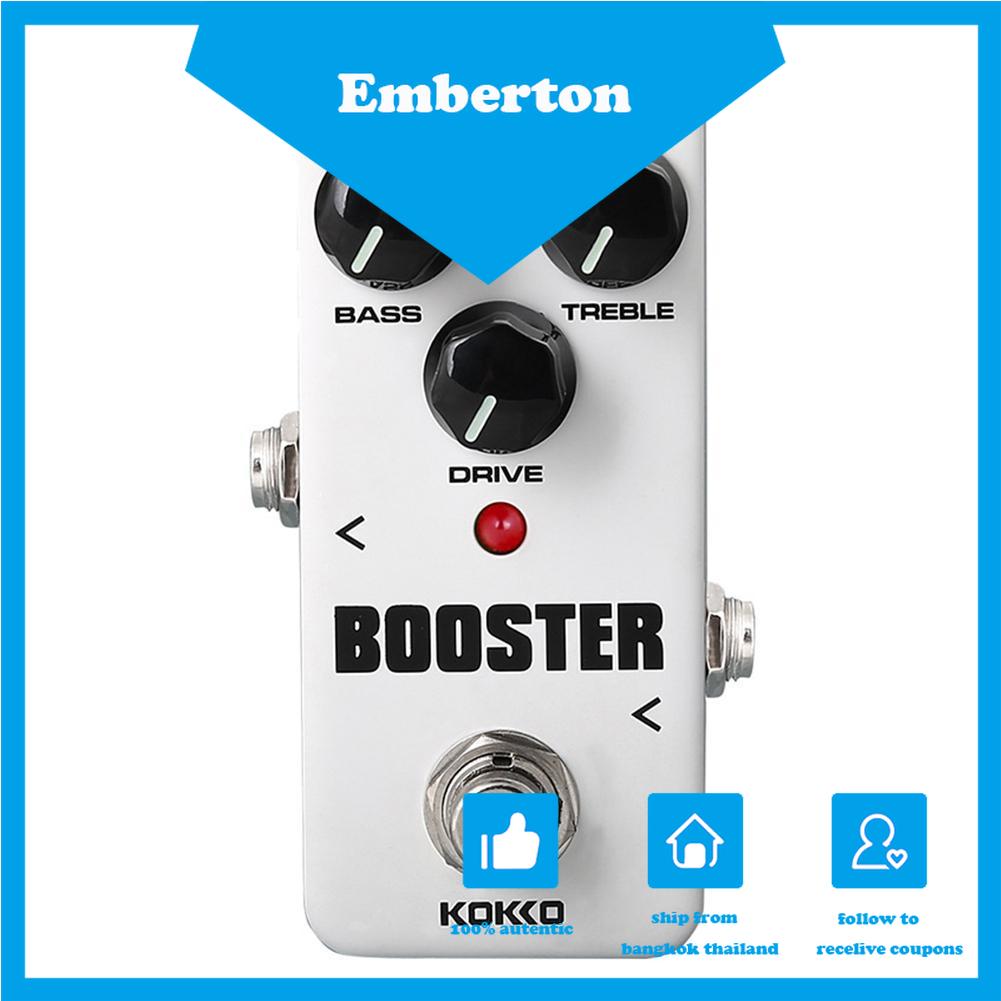 【มีสินค้า】KOKKO FBS2 Mini Overdrive Guitar Effect Pedal Guitar Two Segment EQ Effect Device