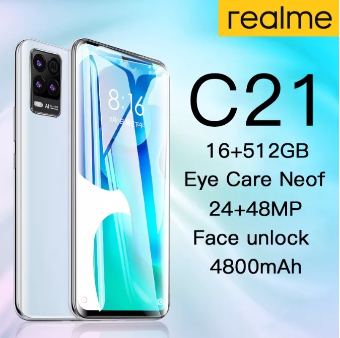 realme C21 (332G) โทรศัพท์ ของแท้ โทรศัพท์มือถือ รองรับ2ซิม Smartphone ...