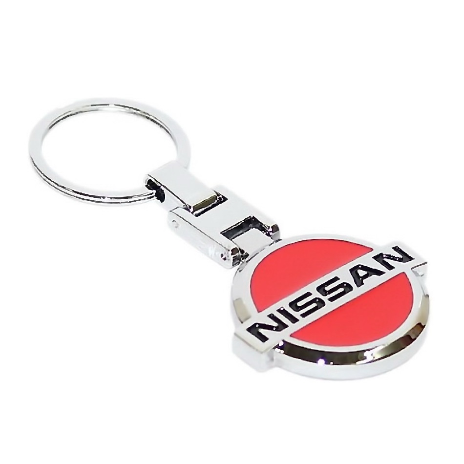 พวงกุญแจ พวงกุญแจรถ พวงกุญแจคอนโด Metal Car Key Ring Emblem Keychain 2789 2790 2791 2792 2793 สี Nissan สี Nissan