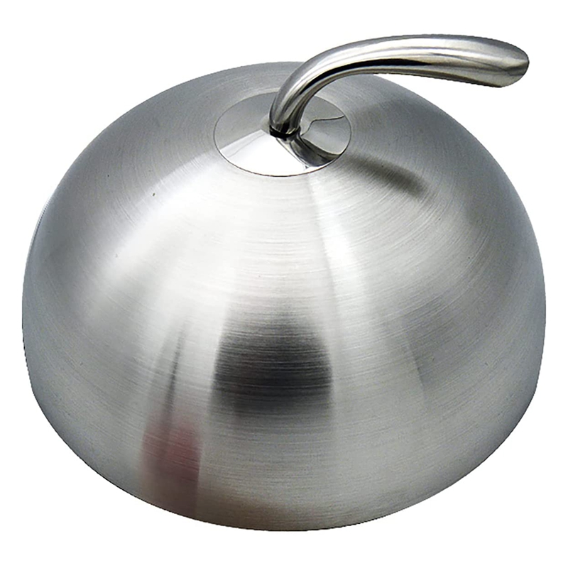 1Pcs Stainless Steel Steak Cover Teppanyaki Dome Dish Lid Home Round