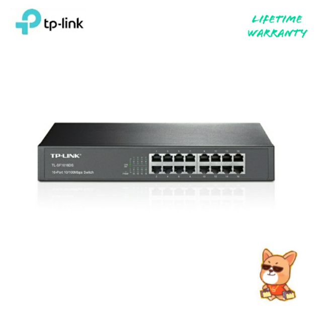 Switch TP-Link 16-Port 10/100Mbps Rackmount Switch (TL-SF1016DS)