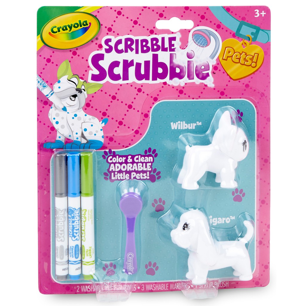 Crayola Scribble Scrubbie Pets Dogs ชุดระบายสีสัตว์เลี้ยงหมา