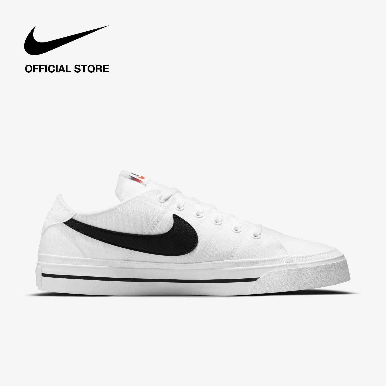 Nike Men's Court Legacy Canvas Shoes - White รองเท้าผ้าใบผู้ชาย Nike Court Legacy - สีขาว