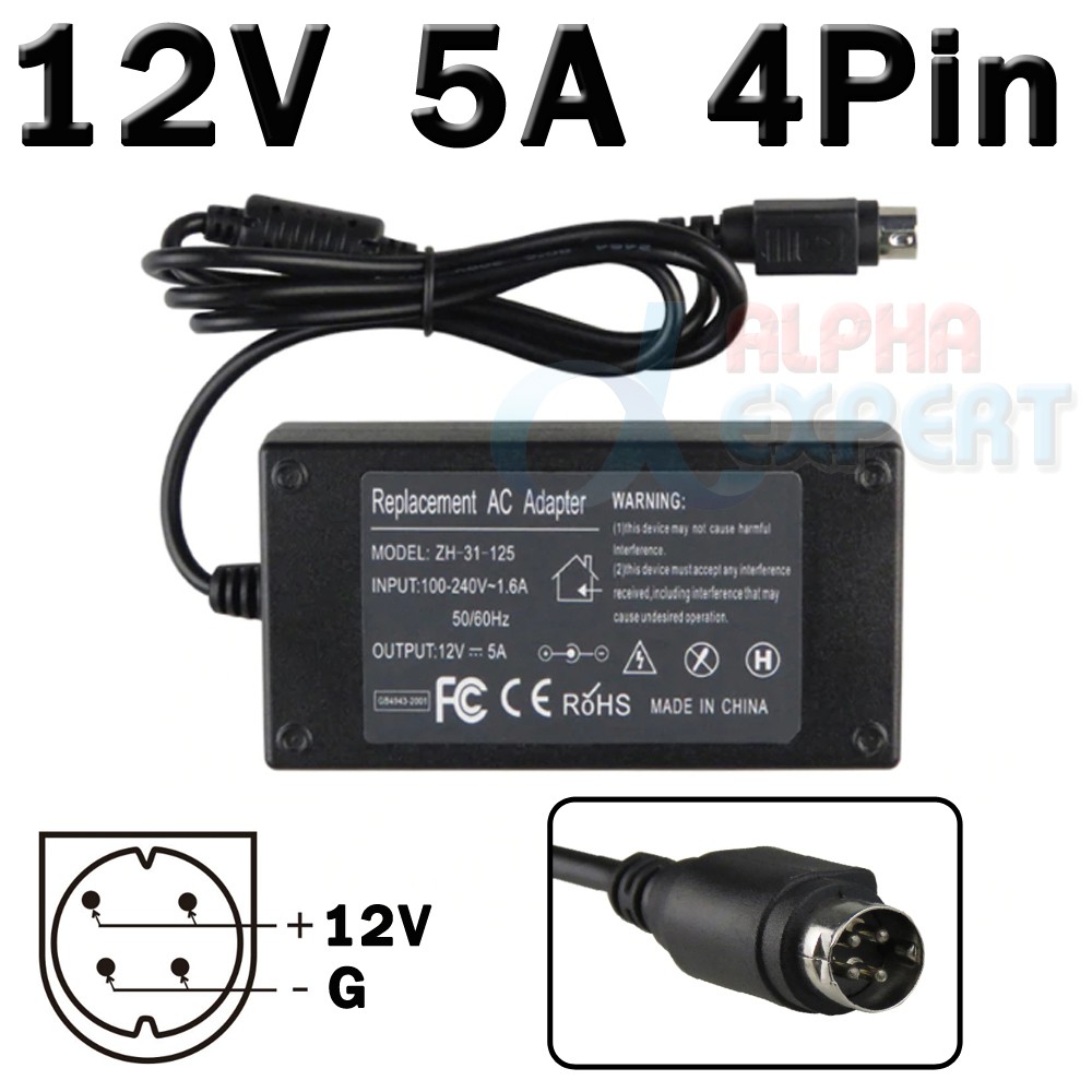 AC to DC 5.5mm*2.1mm 5.5mm*2.5mm 5V 1A Switching Power Supply Adapter ...
