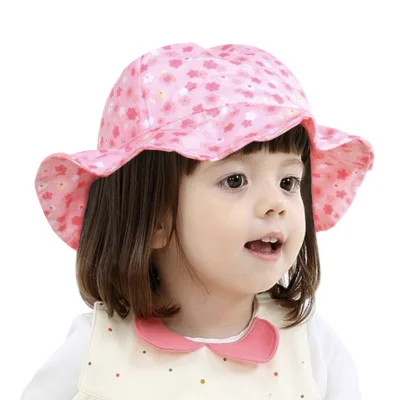 หมวกบักเก็ตเด็ก หมวกเด็กแบบมีสายรัด ลายน่ารัก Baby Bucket Hat