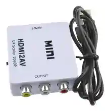ภาพขนาดย่อของภาพหน้าปกสินค้าตัวแปลง HDMI to AV มาพร้อมสายจ่ายไฟ USB สีขาว จากร้าน KIWI thailand CO LTD บน Lazada