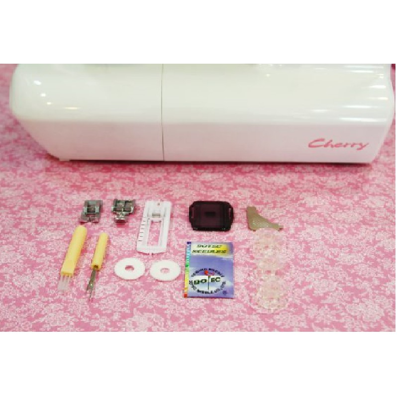 ว้าววว ELVIRA จักรเย็บผ้า รุ่น Cherry (สีขาว/ชมพู) Pink Lemon (12-1104 ...