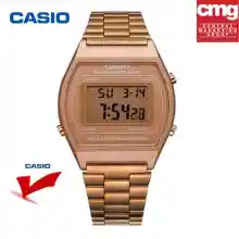 ภาพขนาดย่อของภาพหน้าปกสินค้านาฬิกา Casio (ประกัน 1 ปี) นาฬิกาข้อมือผู้หญิง B640WC-5ADF สายสแตนเลสเคลือบทอง จากร้าน VC store บน Lazada