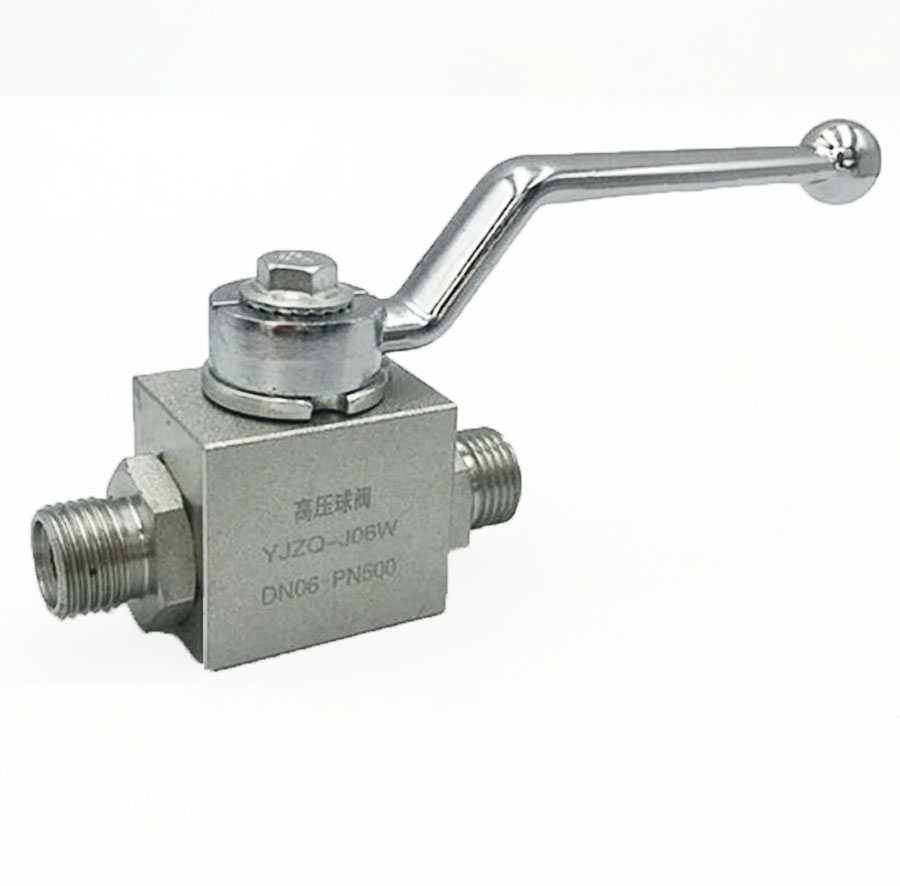 High Pressure Hydraulic Ball Valve Male Thread Hydraulic Ball Valve YJZQKHBJ6W J8W J10W J15W