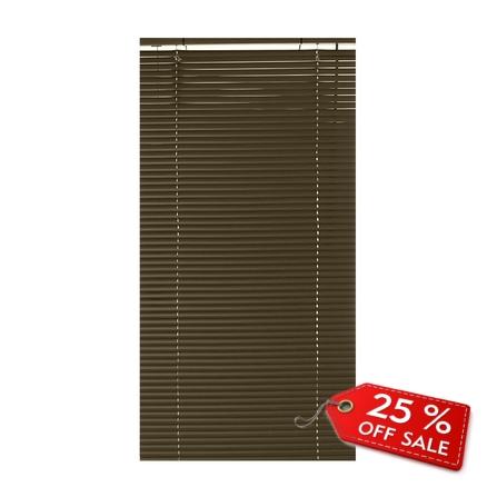 โปรโมชั่น มู่ลี่ ไวนิล 70X130CM น้ำตาลเข้ม HOME LIVING STYLE ราคาถูก