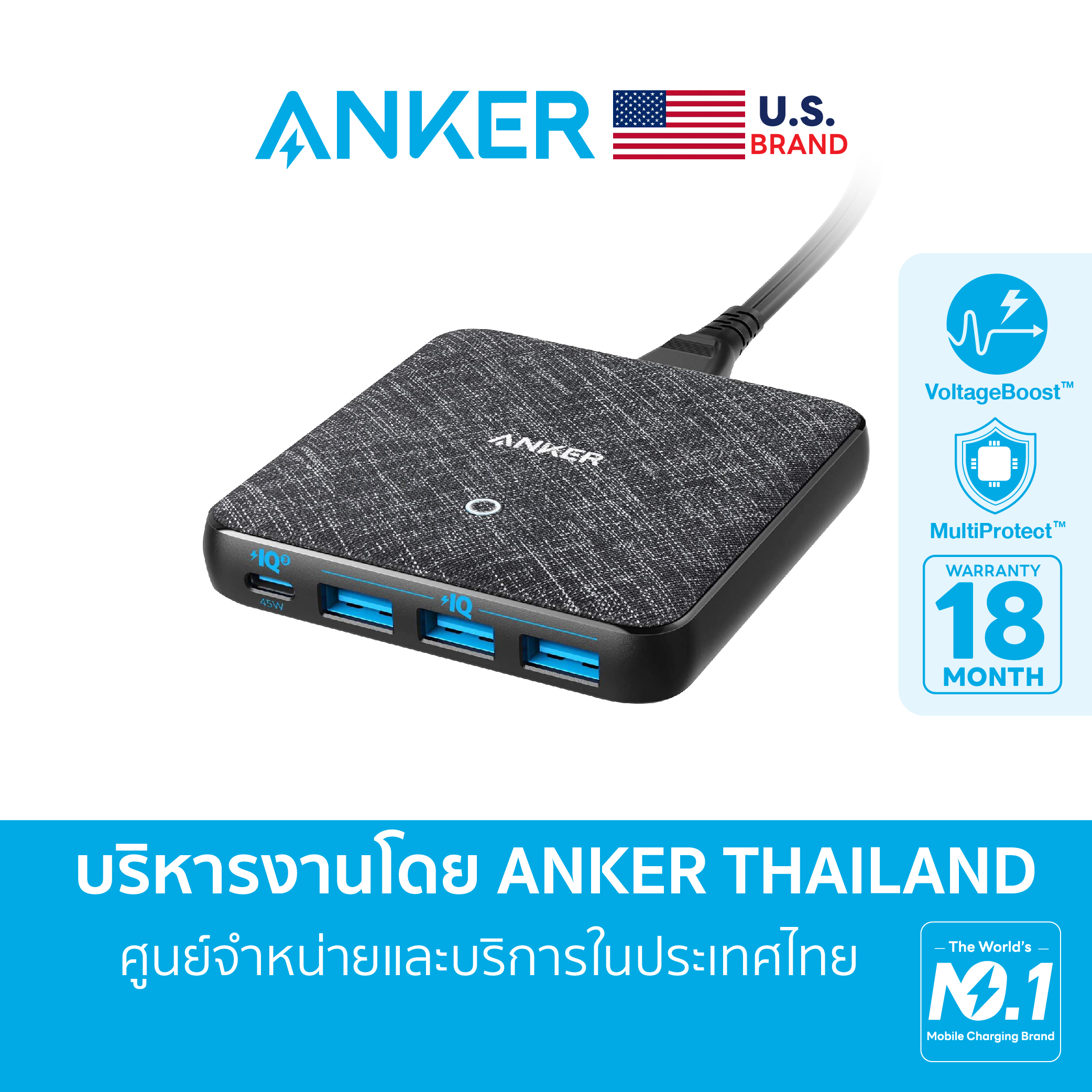 Anker PowerPort Atom III 45W Slim (PD対応 USB-C 急速充電器) PSE技術基準適合 PowerIQ 3.0搭載   Power Delivery 対応 折りたたみ式プラグ iPhone 14   13  