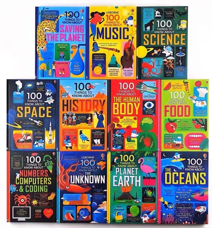 พร้อมส่ง) หนังสือภาษาอังกฤษ ความรู้รอบตัว Usborne 100 Things