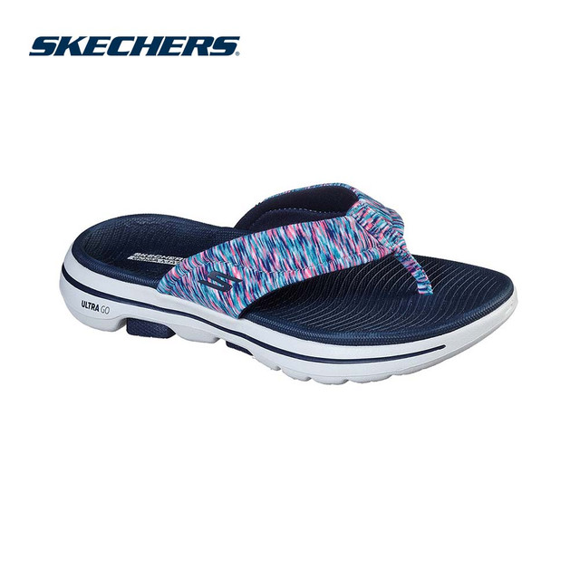 Skechers สเก็ตเชอร์ส รองเท้าแตะ ผู้หญิง GOwalk 5 On-The-Go Sandals Shoes - 140087-NVMT