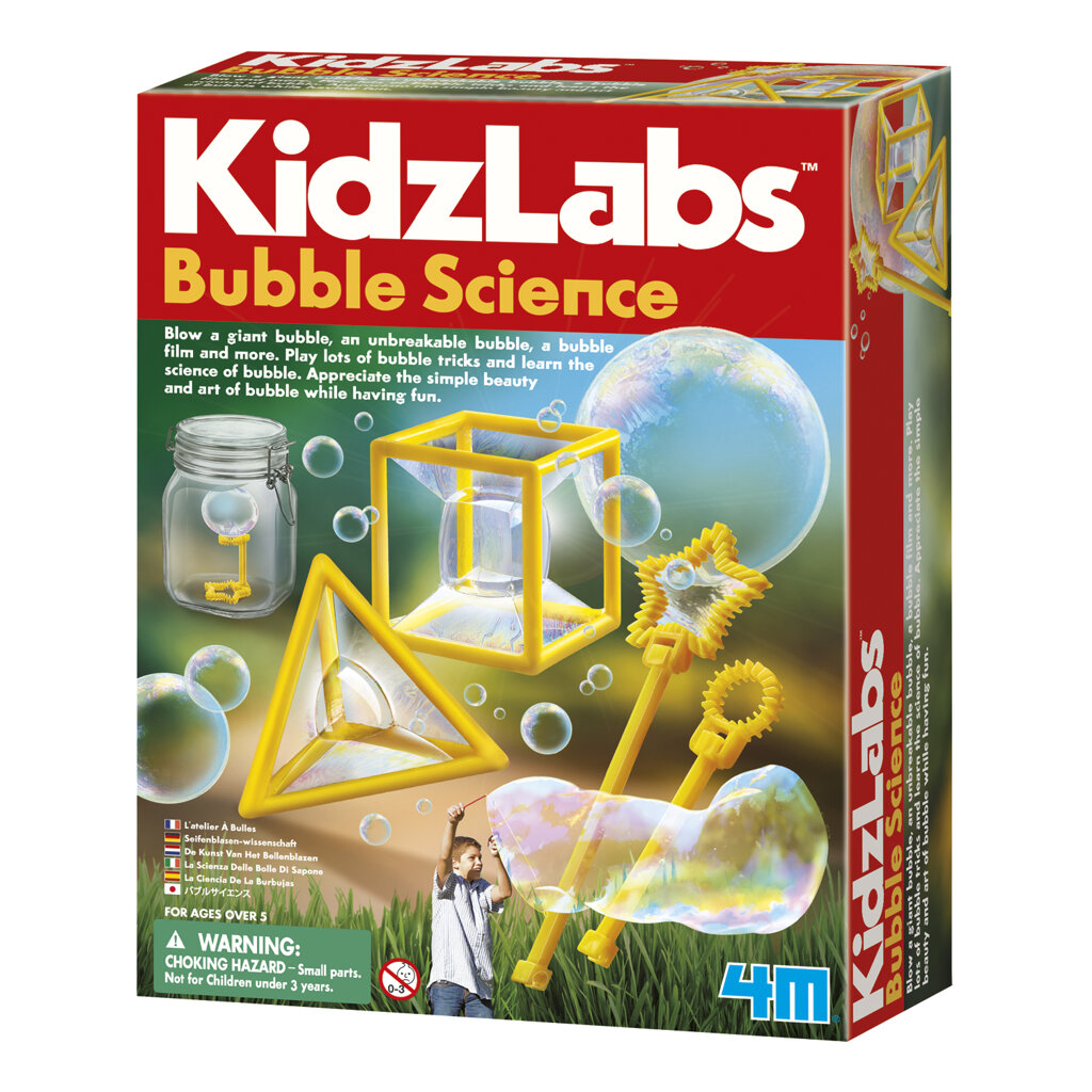 ของเล่น เสริมทักษะ การเรียนรู้ วิทยาศาสตร์ บับเบิล ของแท้ 4M KidzLabs Bubble Science Kit