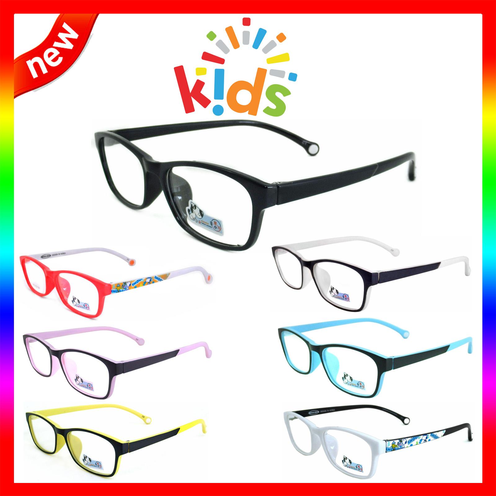 แว่นตาเกาหลีเด็ก Fashion Korea Children แว่นตาเด็ก รุ่น 217 กรอบแว่นตาเด็ก Rectangle ทรงสี่เหลี่ยมผืนผ้า Eyeglass baby frame ( สำหรับตัดเลนส์ ) วัสดุ PC เบา ขาข้อต่อ Kid leg joints Plastic Grade A material Eyewear Top Glasses