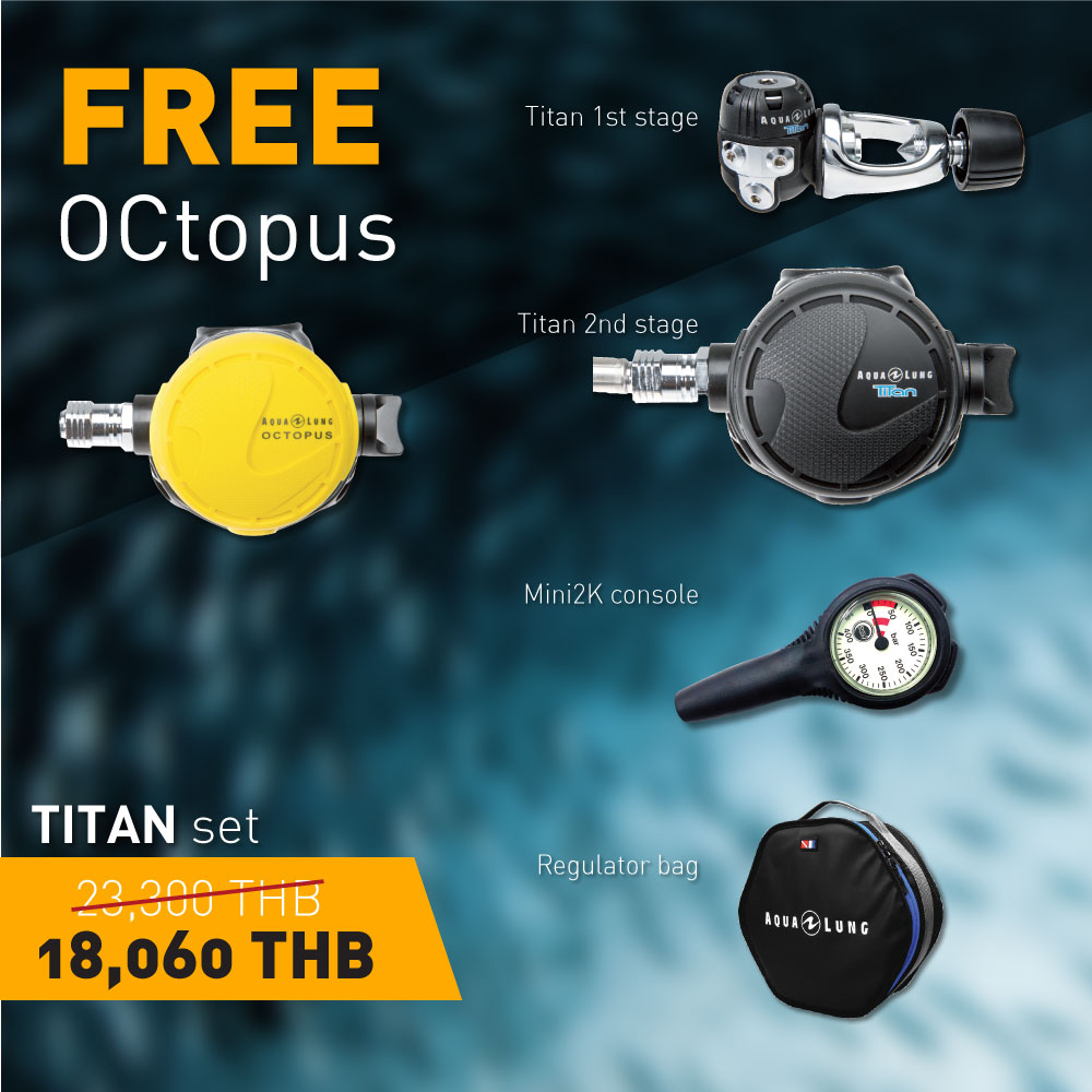 Aqualung TITAN Regulator Set