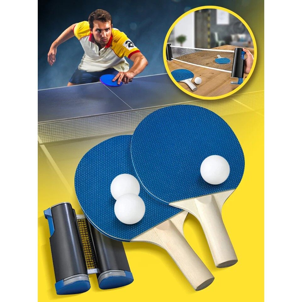 เซ็ตอุปกรณ์ปิงปองพกพา Table Tennis Net Set