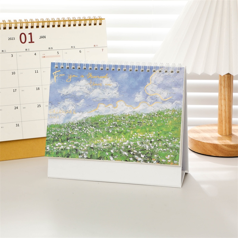 【2023 Calendar】 2023 desk calendar desktop calendar notepad ins wind