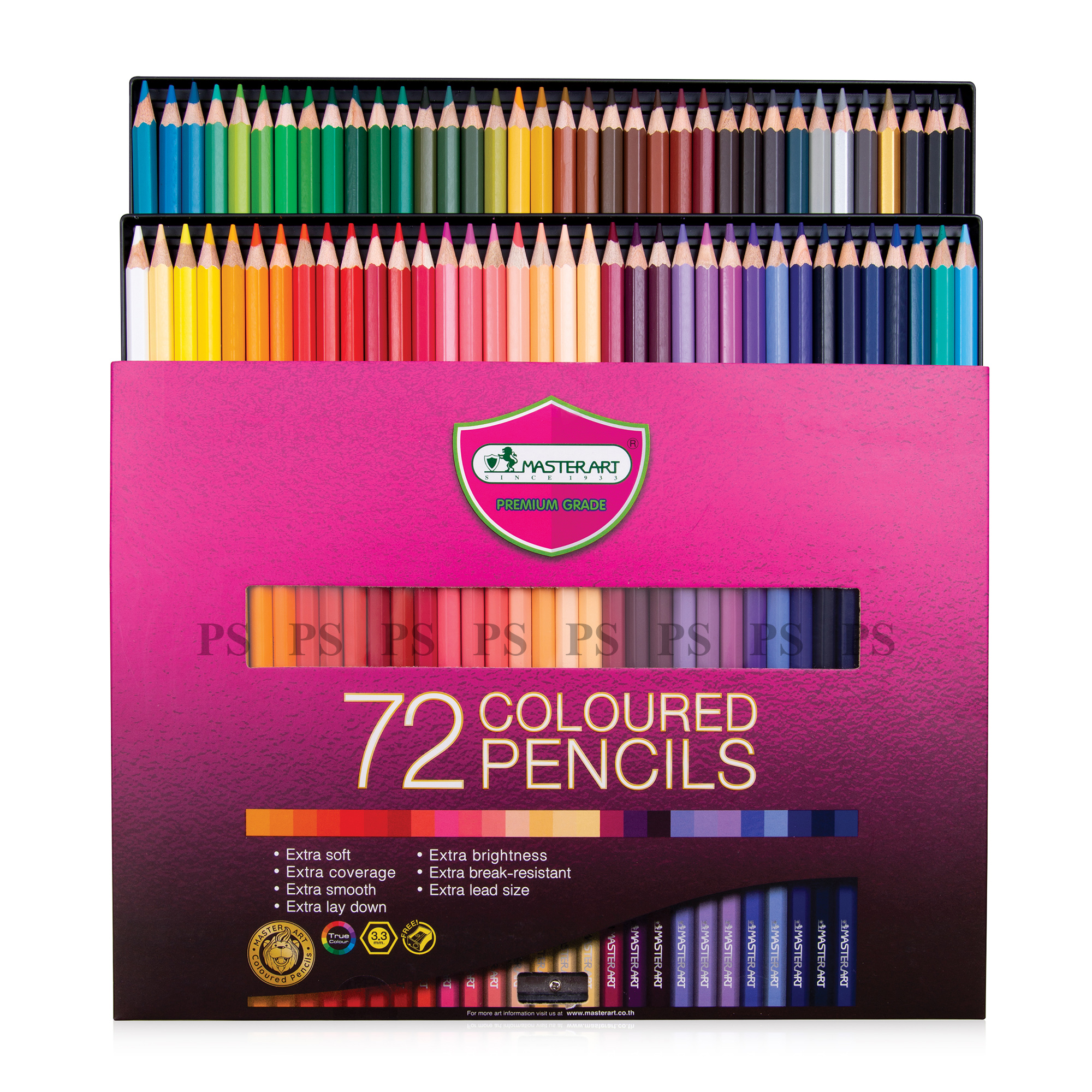 Master Art มาสเตอร์อาร์ต ดินสอสี สีไม้ 72 แท่ง 72 สี รุ่นมาสเตอร์ซีรี่ย์(MASTER SERIES)