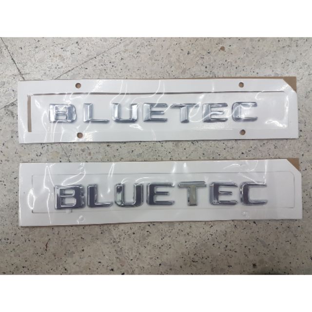 Best saller Mersedes-Benz BLUETEC โลโก้ตัวอักษรแยก แป้นเหยียบกันลื่น logo logoรถ โลโก้รถ ดุมล้อ BENZ