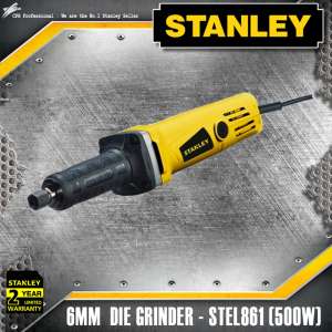 STANLEY เครื่องเจียร์แกนคอตรง  ขนาด 6มิลลิเมตร 500วัตต์ รุ่น STEL861