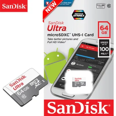 SanDisk Ultra Micro SDXC 64GB Class10 ความเร็ว 100MB/s ความจุ 64GB