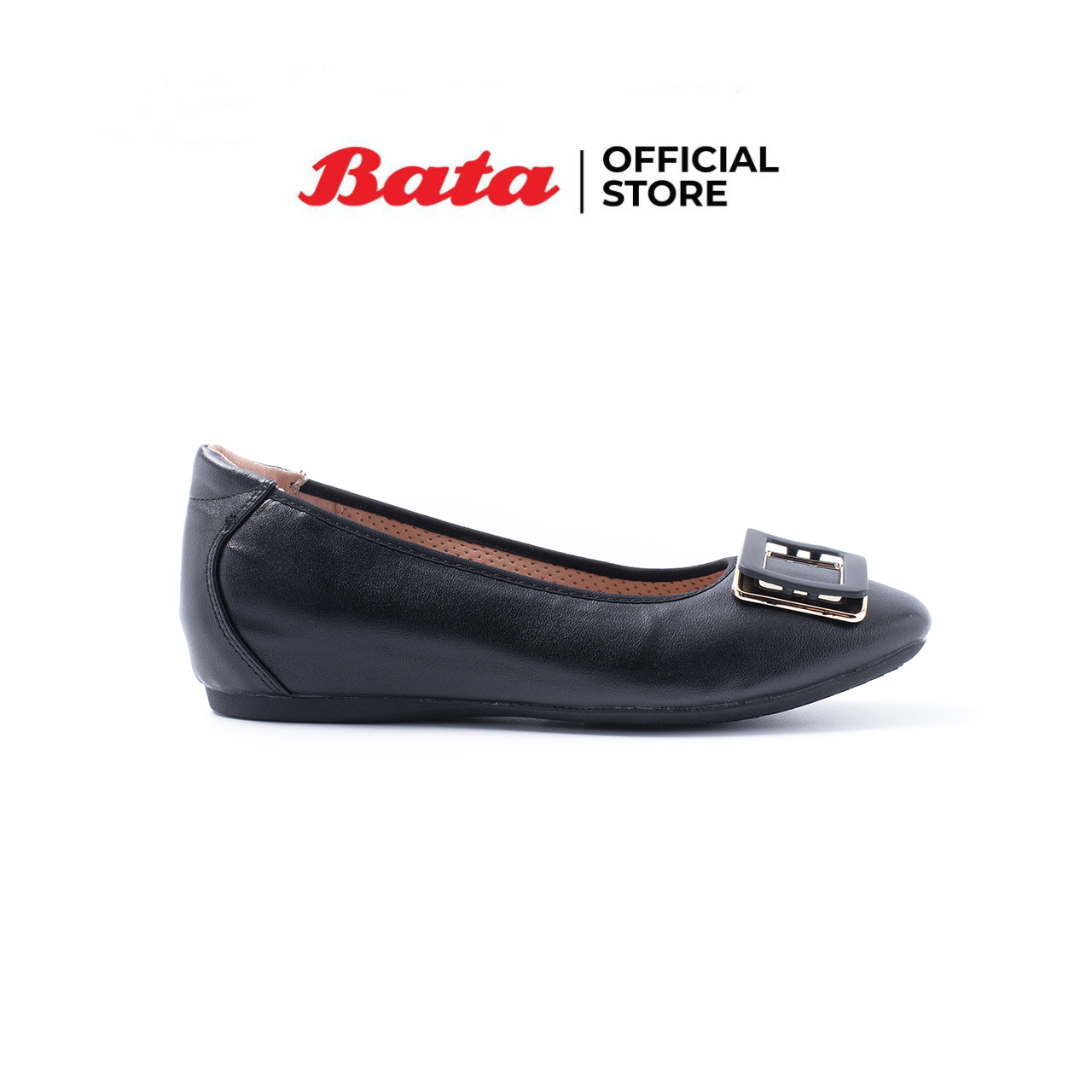 Bata บาจา รองเท้าบัลเล่ต์ รองเท้าคัทชู กันกัดหนา เสริมส้น นิ้ว