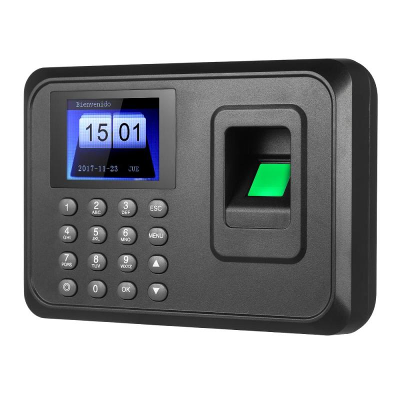 2.4  TFT LCD Display USB Biometric Fingerprint Attendance Machine DC 5V/1A Time Clock Recorder Employee Checking-in Reader Spanish Version