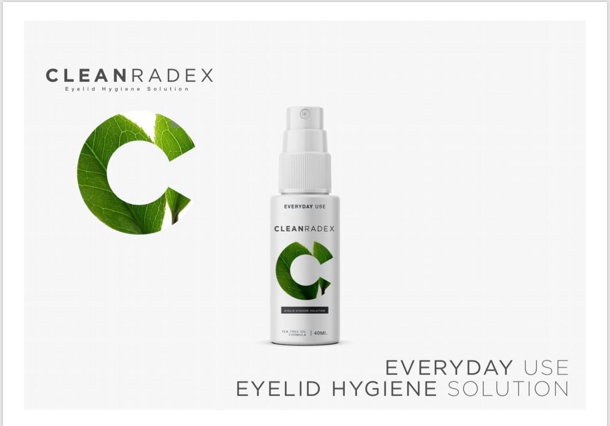 CLEANRADEX ผลิตภัณฑ์ทำความสะอาดเปลือกตา