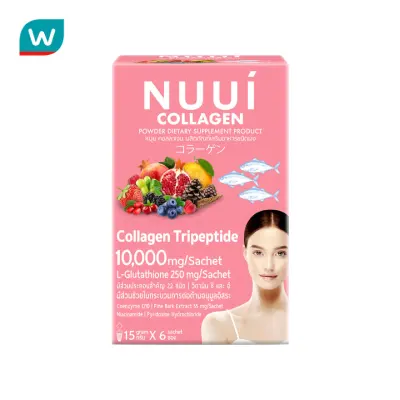 NUUI Collagen 10,000 mg 15g x 6 Sachets