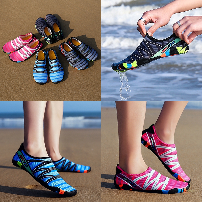 △▽  ?รองเท้ายน้ำแท้ 100% รองเท้าเดินชายหาด รองเท้าเดินทะเล