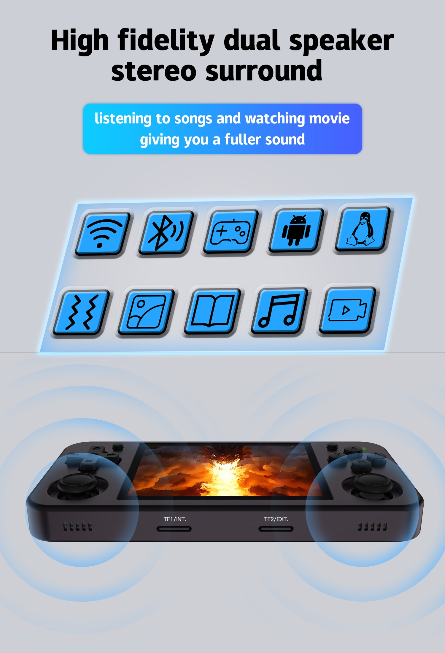 New ANBERNIC RG353M Android Portable Game Player Linux Pocket Game