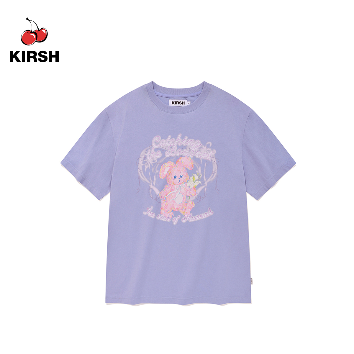 KIRSH] WITTY BUNNY BOUQUET GIRL T-SHIRT I 24SS s-5xl