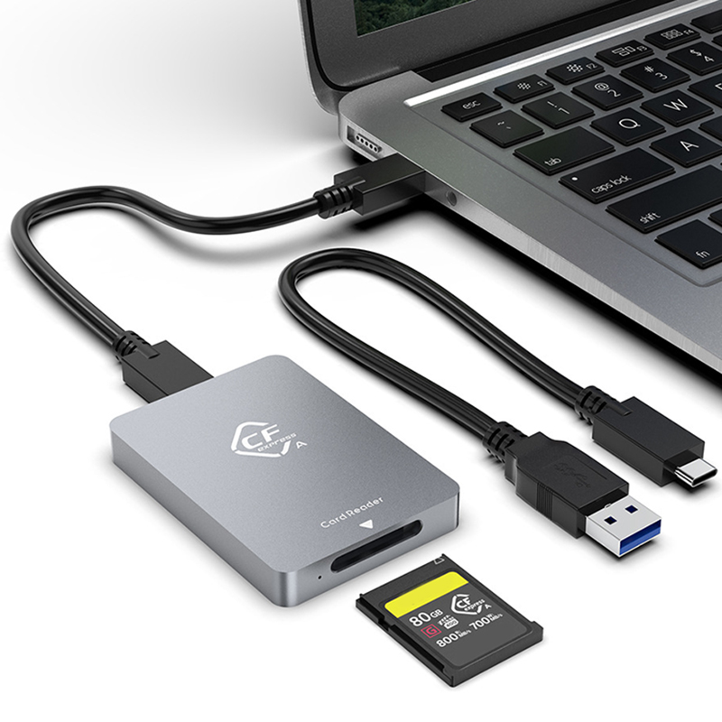 CFexpress Type a Card Reader USB3.1 Gen2 Adapter 10Gbps for Windows XP with Cable for SLR