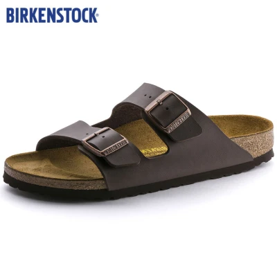 Birkenstock Arizona BF Dark Brown รองเท้าแตะ Unisex สีน้ำตาลเข้ม รุ่น 51701 (regular) รองเท้าแตะชายหาดแฟชั่นกลางแจ้งสำหรับผู้ชายและผู้หญิง