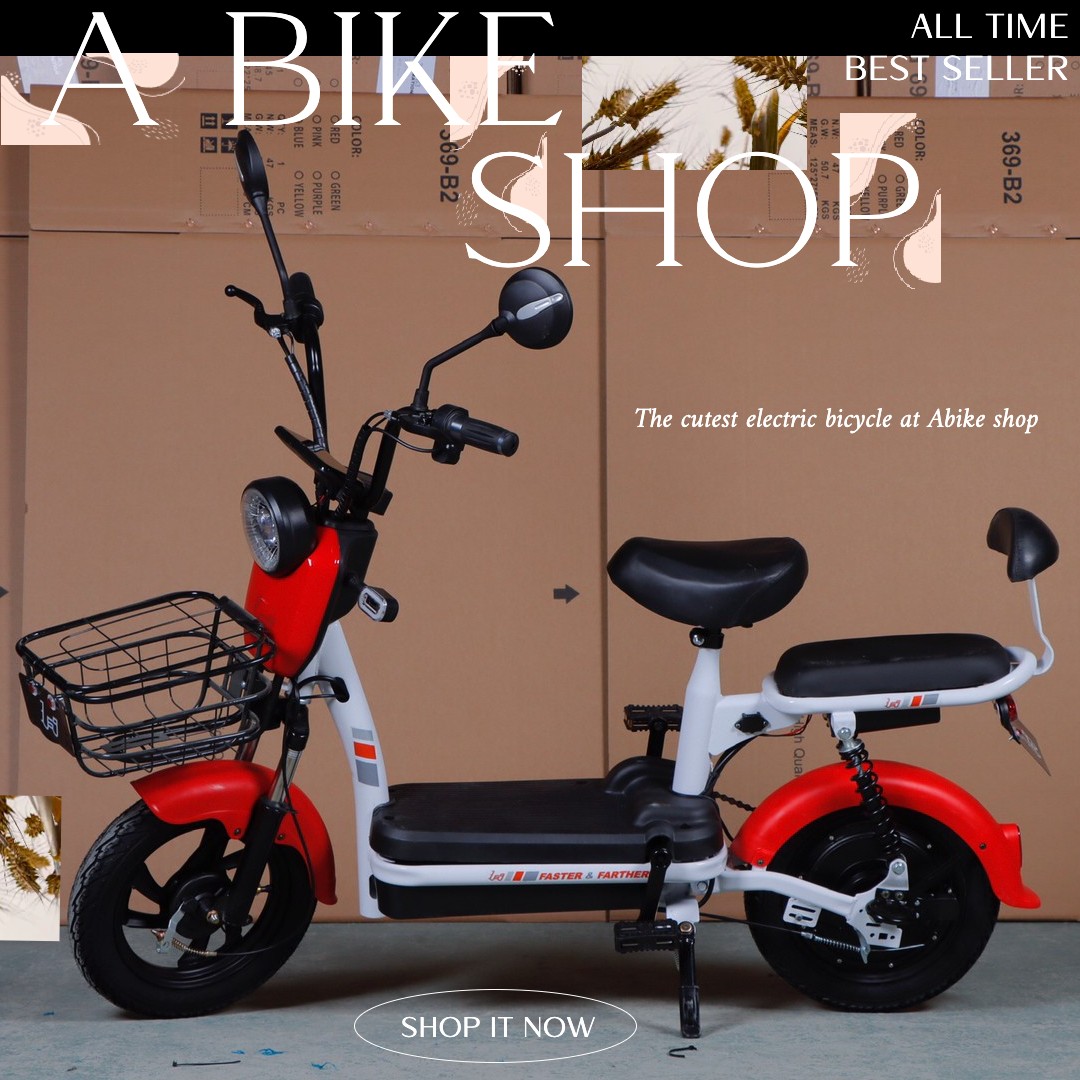 จักรยานไฟฟ้า สกู๊ตเตอร์ไฟฟ้า รุ่น Electric Scooter 369B3 พร้อม Battery