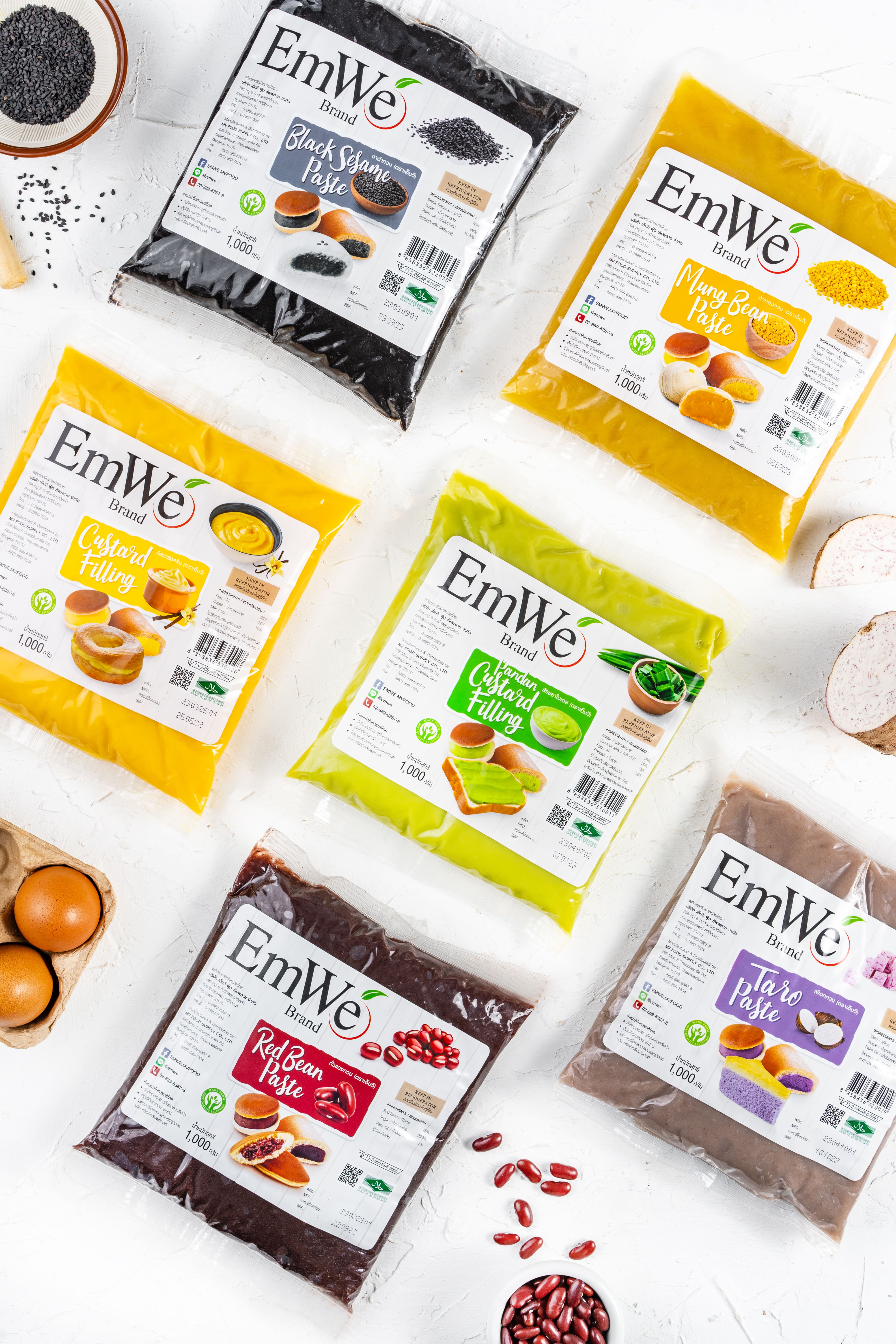 ไส้ขนมกวน แบรนด์เอ็มวี EmWe - MV Food Supply - ThaiPick