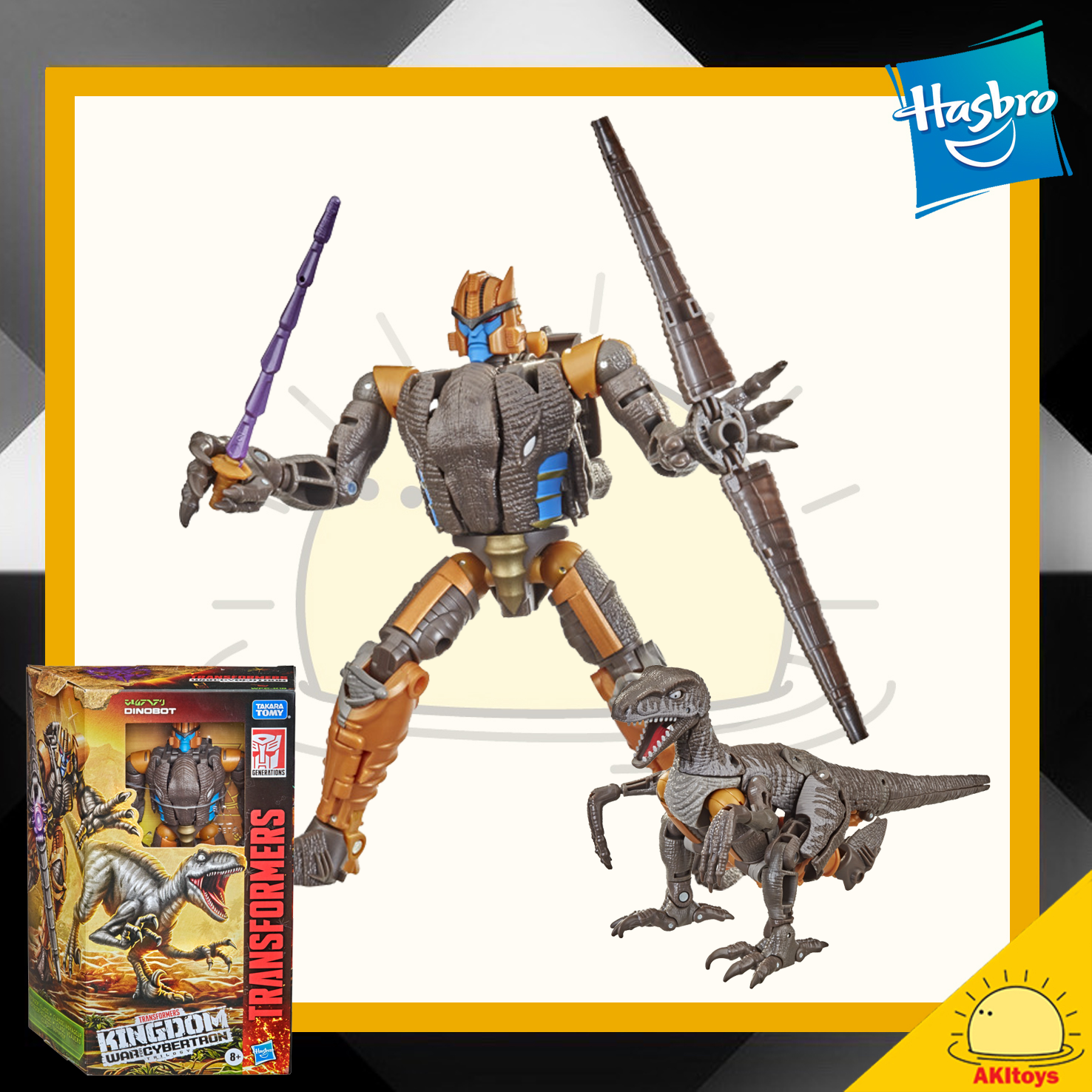 Dinobot : Transformers Kingdom War Of Cybertron Trilogy By Tomy Takara Action Figure ฟิกเกอร์ ของเล่นของสะสม