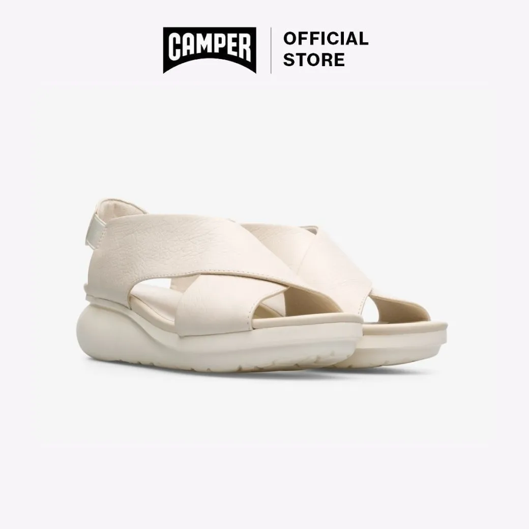 รองเท้าผู้หญิง CAMPER K200066-019 BLLB SELLA CLARA BALLOON CLARA รองเท้าแตะหนัง รัดส้น สีเบจ