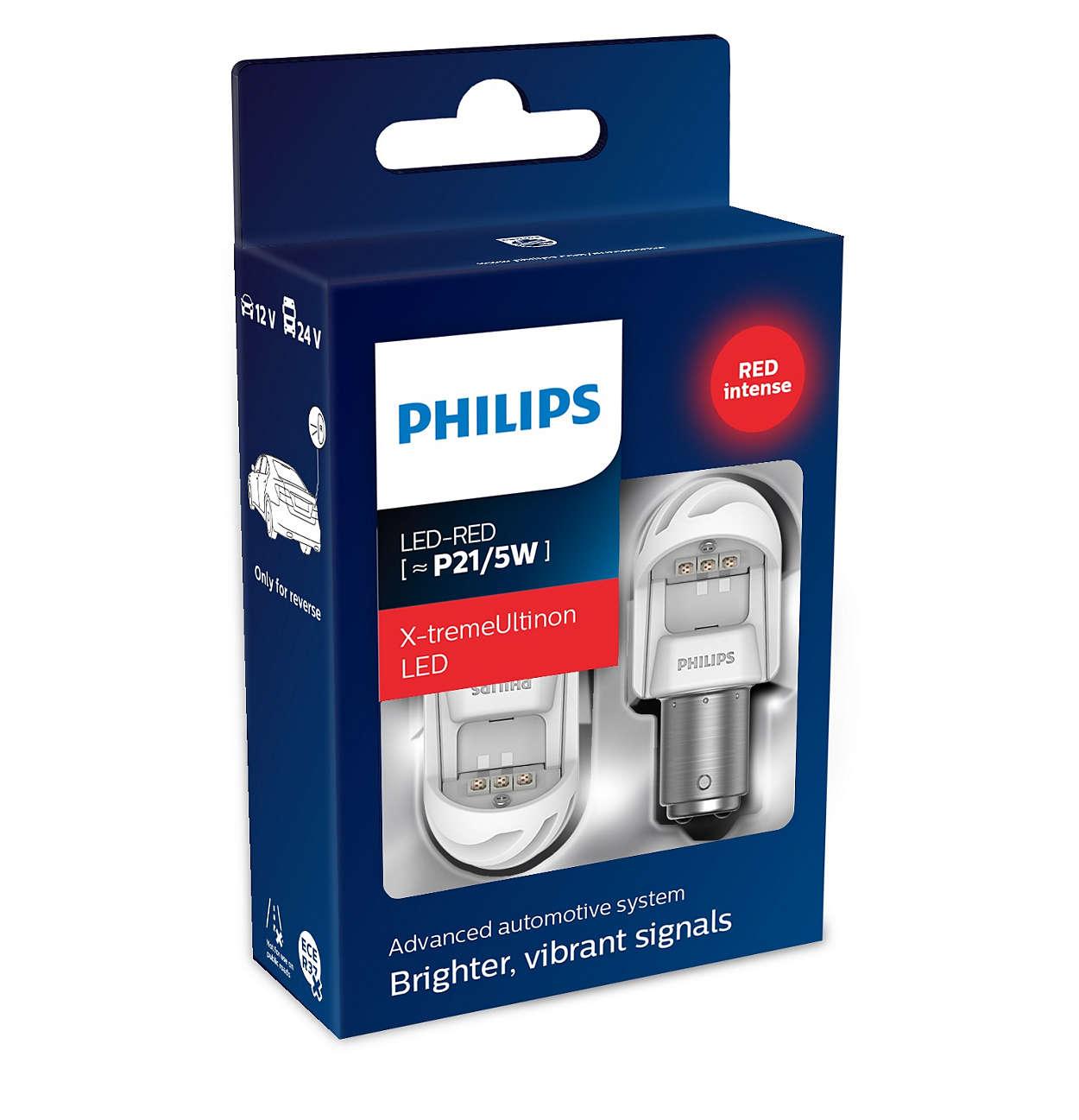 ซื้อที่ไหน Philips P21/5W X-tremeUltinon LED gen2 RED intense - Joe Car ...