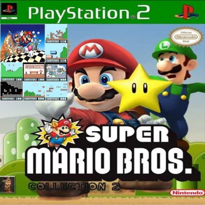 แผ่นเกมส์ PS2 Mario Collection (รวมเกมมาริโอ้)