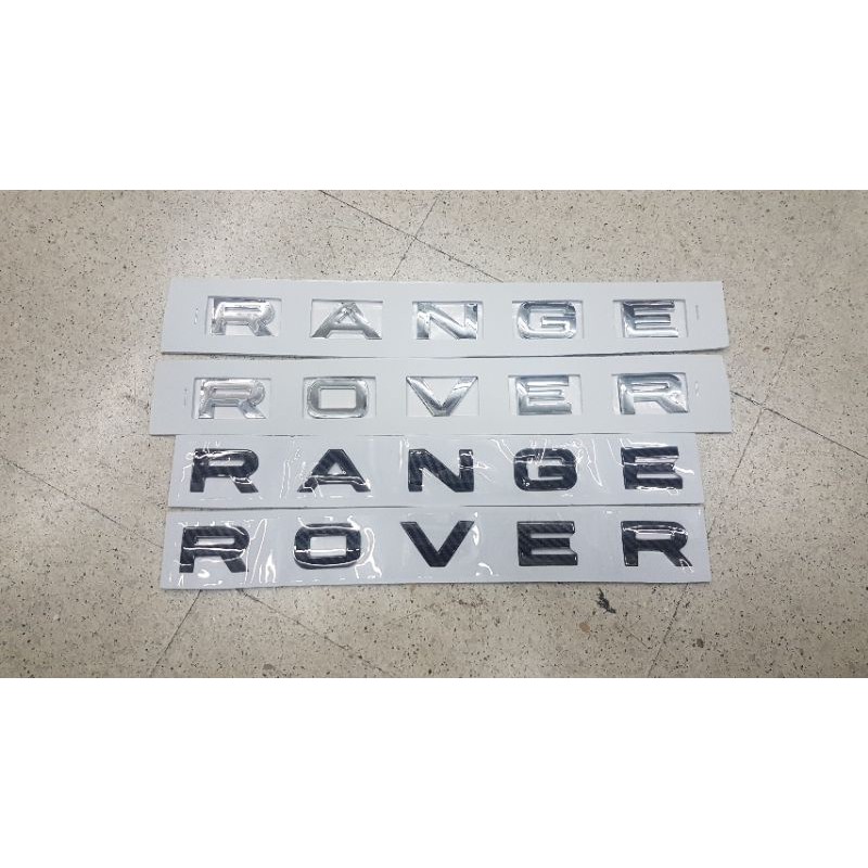 Best saller LAND ROVER RANGE ROVER LOGO 3D โลโกตัวอักษรติดท้ายรถ แป้นเหยียบกันลื่น logo logoรถ โลโก้รถ ดุมล้อ BENZ