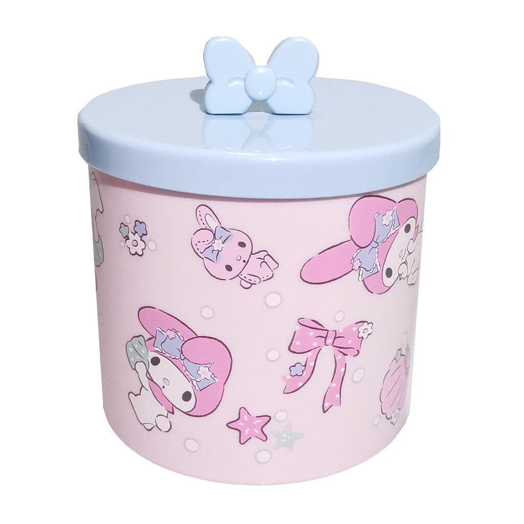 Box Cute My Melody Pink Sanrio กล่องน่ารักมายเมโลดี้สีชมพู ลายการ์ตูนซานริโอ ที่เก็บของมีฝาปิด