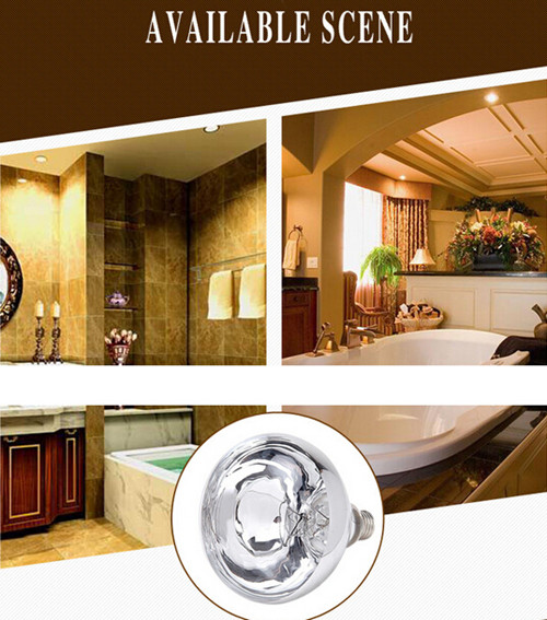 bathroommaster heating bulb 275w 220v Explosion proof infrared bathroom