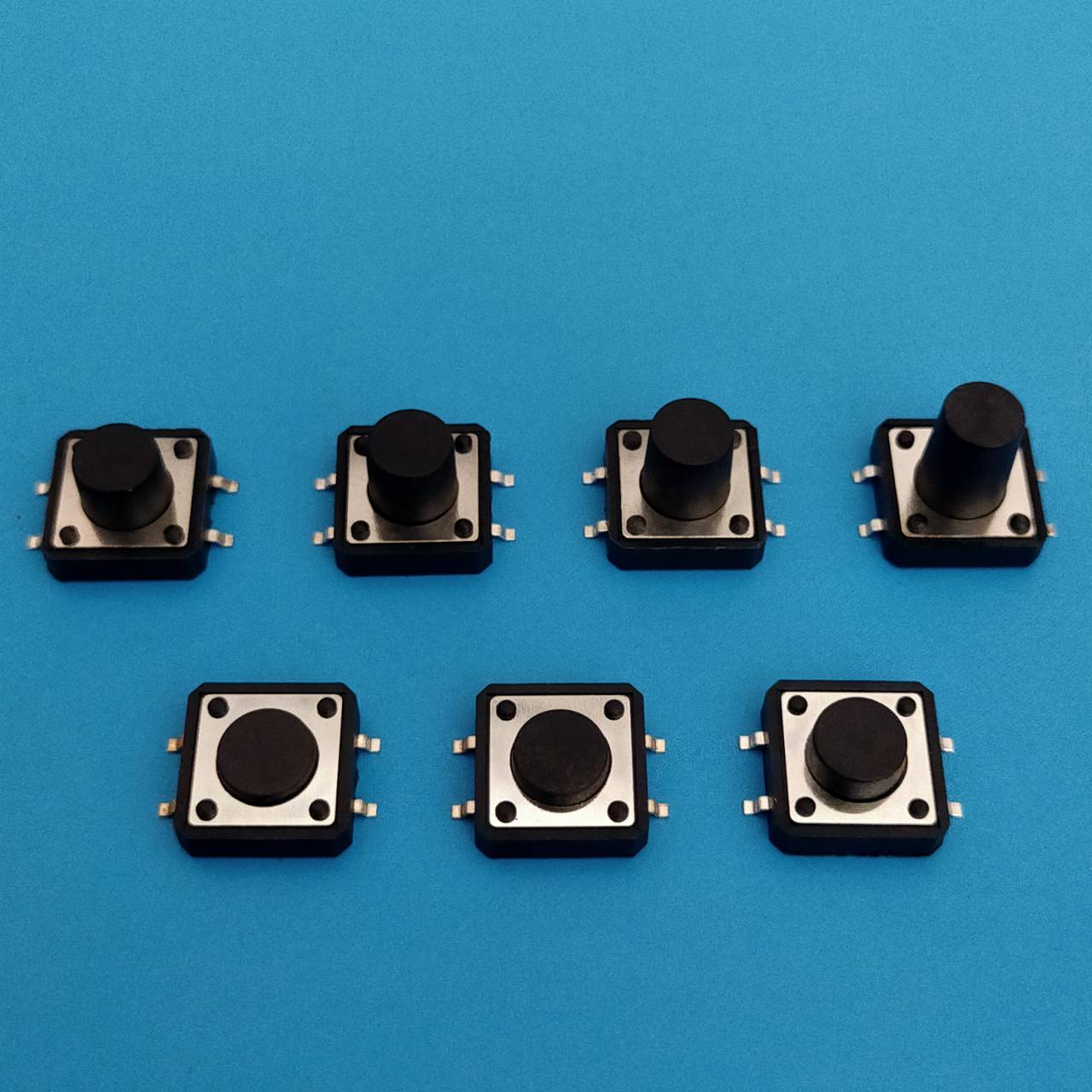 สวิทช์ ปุ่มกด Smd Push Button Switch ไมโครสวิทช์ Tact Switch กดติด-ปล่อยดับ  4 ขา #Smd 4 ขา 12X12Mm (1 ตัว) - Pt.Hardware - Thaipick