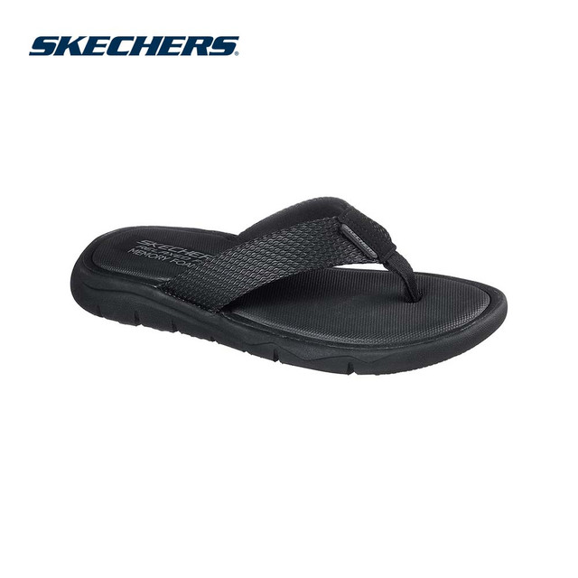 Skechers สเก็ตเชอร์ส รองเท้าแตะ ผู้ชาย Crenesi Sport Casual Sandals Shoes - 237051-BBK