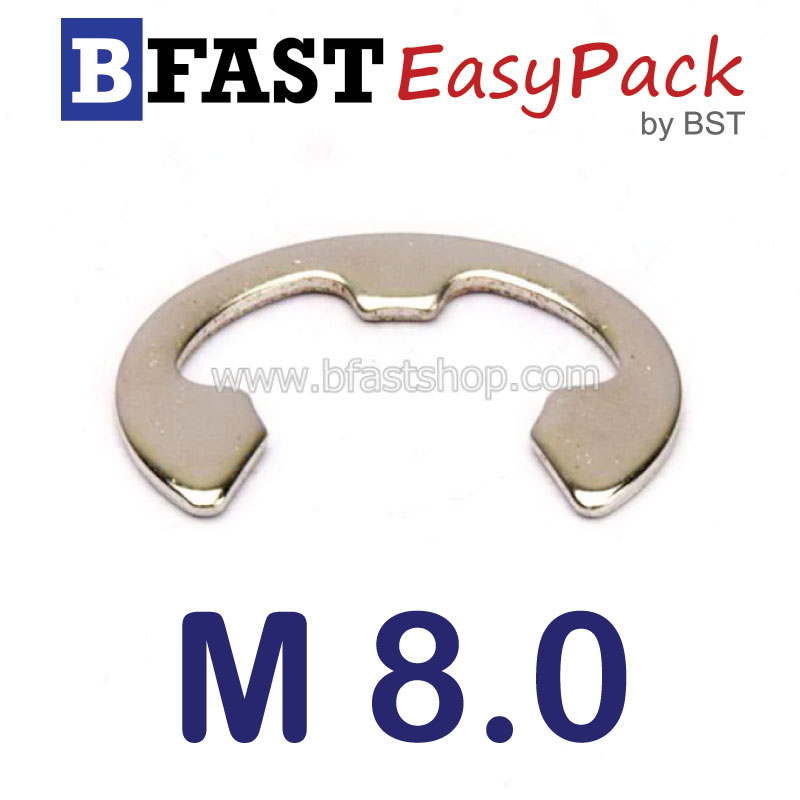 แหวนตัวอี M8.0 ( 15 ตัว/ถุง )