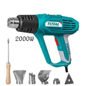 Total เครื่องเป่าลมร้อน 2000 วัตต์ ( พร้อมหัวเปลี่ยนกำหนดทิศทางลม ) รุ่น  TB1206 - ไม่รวมค่าขนส่ง